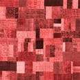 thumbnail image 1 of Ahgly Company Indoor Square Patchwork Red Transitional Area Rugs, 8' Square, 1 of 4