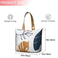 thumbnail image 4 of Orange Boho Abstract and Plant Pattern Travel Tote Bags for Women Carry On,Large Weekender Bags for Women Travel,Multi Functional Duffle Bag for Work,Shopping,Sports, 4 of 5