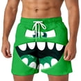 thumbnail image 3 of XINPING Mens Board Shorts Retro Athletic Funny/novelty Print Quick-Dry Spring Break Swim Trunks with Pockets Upf 50+ Sun Protection Swimwear Bathing Suits, 3 of 5