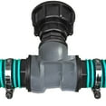 thumbnail image 2 of Lefu IBC Réservoir Adaptateur Tee S60x6 Connecteur Tuyau Buse en Acier Inoxydable Collier de Tuyau, 2 of 9