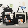 thumbnail image 1 of Mochila escolar Kawaii para niños y niñas, bolsa para ordenador portátil, para estudiantes, 5 piezas, 2023 Fivean unisex, 1 of 2