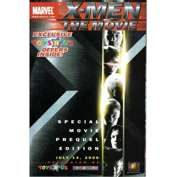 X Men Movie 2000 Marvel Toys R Us Prequel Edition Comic Book