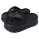 thumbnail image 5 of Chanclas de plataforma de cuña para mujer, chanclas de verano para exteriores, chanclas de EVA con realce, sandalias de playa, 5 of 5