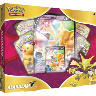  Pokemon Alakazam V - Jumbo Card - SWSH083 - Holo Foil : Toys &  Games
