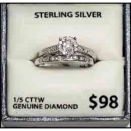 Forever Bride Ss Fb 1/5 Cttw Dia Comp Bridal Set