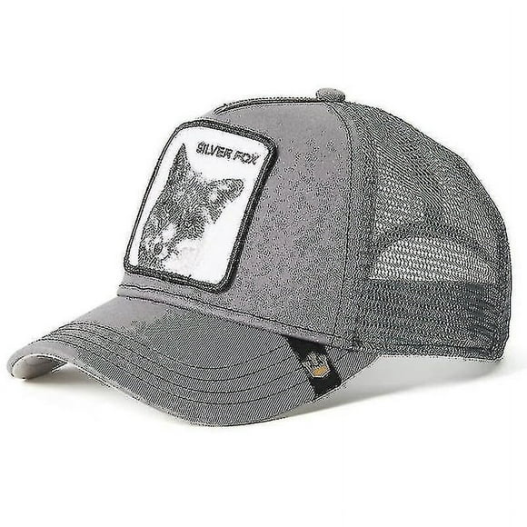 Goorin Bros. Trucker Hat Men - Mesh Baseball Snapback Cap - The FarmGrey Fox