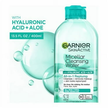 2X - Garnier SkinActive Micellar Cleansing Water with Hyaluronic Acid