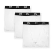 CYZ Men's 3-PK Cotton Stretch Boxer Briefs