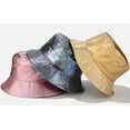 thumbnail image 6 of CoCopeaunt Women Men PU Leather Bucket Hat Shiny Redial Reversible Sun Hat Sun Protection Wide Brim Caps Cool Foldable Hats Outdoor, 6 of 6