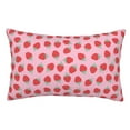 thumbnail image 1 of Fotbe Hand Drawn Strawberry Funda de Almohada Decorativa Estilo Occidental, Lujo en Algodón, Fundas para Almohadas King, Cojín Estampado para Decoración del Hogar-20"x30", 1 of 6
