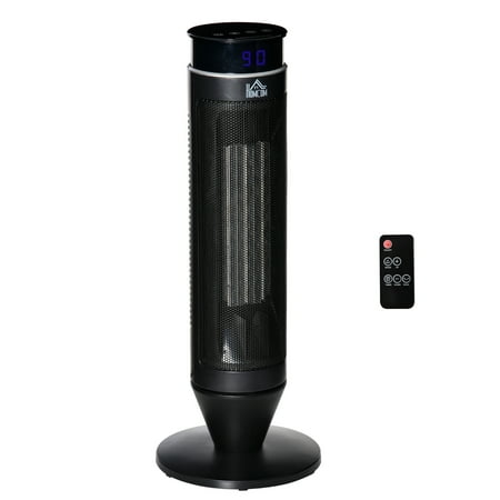 

JIFF 21 1500W Portable Adjustable Electric Heater Tower Office Fan w/ Remote