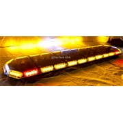 56" Amber LED Emergency Light Bar Flashing Tow/Plow Truck Wrecker w/ BRAKE & CARGO LIGHTS