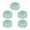 Crystal leather head, variant on Yihuala 5pcs High Hardness Billiard Cue Tips Replacement for Jump Break Cues