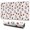 White Cow Strawberry-1, variant on Long Mouse Pads for Desk,Pink Cow Checkered Pattern Desk Mats on Top Of Desks, Desk Mouse Pad Extra Large with 3mm Non-Slip Base and Stitched Edge for Gaming,Office,Work,Home 31.5"x11.8"