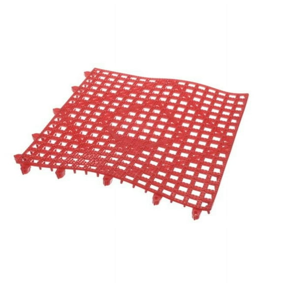 1 x 1 ft. C&C Versa-Mat Bar Mat, Red