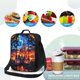 thumbnail image 4 of Fotbe Magical Stained Glass Castle Lonchera Bolsa de Almuerzo para Hombres y Mujeres, Lonchera de Gran Capacidad, Bolsa de Almuerzo Reutilizable, Bolsa Térmica Aislante, 4 of 7