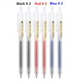 thumbnail image 1 of Retractable Gel Pen Set 0.5mm Black And Blue Ink 6 Or 10 Pack For Office School Writing, 1 of 7