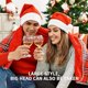 thumbnail image 4 of Sombrero de Navidad MACHAO para adultos rojo, 4 of 5