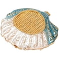 thumbnail image 3 of ABCISI Trinket Box, Hand Painted Enameled Shell Style Decorative, Hinged Jewelry Trinket Box, Unique Gift for Home Decor (White), 3 of 6