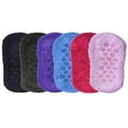 thumbnail image 2 of CHUANK Multicolor Ballet Slipper Non-Slip 6 Pack Fuzzy Socks For Women, 2 of 2