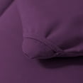 thumbnail image 6 of 5 Piece New Straight Line Pattern Comforter Set, 800 TC, 100% Egyptian Cotton, King/California King Size Plum Solid, 6 of 6
