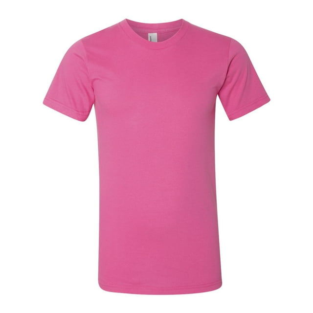 American Apparel Fine Jersey Tee, 2XL, Fuchsia