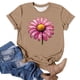 thumbnail image 5 of Camiseta de Manga Corta de Verano para Mujeres con Estampado Casual de Moda con Cuello Redondo, 5 of 5