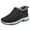 Black, variant on WEAIXIMIUNG Snow Boots Women Wide Calf Fashion Winter Women Snow Boots Flat Non Round Toe Solid Color Warm and Comfortable On