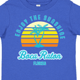 thumbnail image 4 of Inktastic Summer Enjoy the Sunshine Boca Raton Florida in Blue Boys or Girls Toddler T-Shirt, 4 of 5