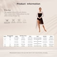 thumbnail image 7 of Alvivi Womens Lyrical Dance Asymmetrical Dress Modern Contemporary Latin Dance Costume Yellow XL, 7 of 7