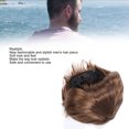 thumbnail image 3 of Men's Wig, Fashionable Short Hair Toupee, Full Textured, Stylish, Versatile for Parties, Daily Life, High Temperature Synthetic Fiber Wig, 3 of 7