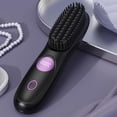 thumbnail image 4 of Portable Cordless Hair Straightening Brush, Mini Travel Hot Size, 4 of 8