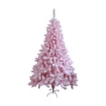 thumbnail image 1 of de Navidad artificial, adorno navideño, ilustraciones con detalles vívidos, decoración navideña, 180 cm/6 pies, para porche, tienda, hogar, Rosa Nieve, 1 of 8