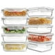 thumbnail image 1 of Recipientes de vidrio para preparación de comidas HOMBERKING 630 ml (22 oz) x10, 1 of 7
