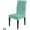 -, variant on Chair Covers Mint Green Turquoise Dining Chair Slipcovers Solid Teal Color Stretch Removable Chair Seat Protector Party Decoration Set of 6