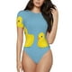 thumbnail image 1 of Balery Cute Ducky Body de cuello redondo de manga corta para mujer Tops de manga corta Tops básicos-Medium, 1 of 7