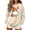 Beige#A, variant on HomeDM Halloween Long Sleeve Sweatshirts Pumpkin Graphic Pullover Tops Crew Neck Cute Ghost