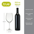 thumbnail image 3 of True St. Julien Bordeaux Glass, White and Red Wine Glasses 20.5 oz Set of 4, 3 of 7