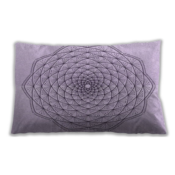 Ahgly Company Outdoor Rectangular Contemporary Lumbar Throw Pillow, 13 inch by 19 inch