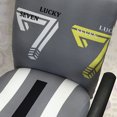 thumbnail image 4 of Funda de Comedor Elástica de Spandex con Estampado Digital Moderno, para Asiento Trasero Corto perfecl Fundas para silla de comedor, 4 of 8