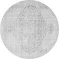 thumbnail image 1 of Ahgly Company Indoor Round Persian Gray Traditional Area Rugs, 5' Round, 1 of 1