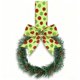 thumbnail image 2 of 1/4 Piezas Pequeña Corona Navidad 11 8 Pulgadas Gabinete Mini () Verde, 2 of 9