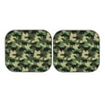 thumbnail image 7 of Naloa Camouflage Dinosaur 2 Piece Foldable Car Sun Shades, Car Windshield Sunshade, Front Window Sunshade for Car, Truck, SUV - Large, 7 of 7