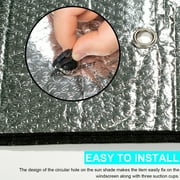 AUTOXBERT Extra Large Windshield Sun Shade Visor Sunshield Block for Truck Van UV Block