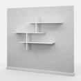 thumbnail image 6 of Ada Home Decor Furniture 48.5" 3 Tier White Webster Modern Wall Shelf, 6 of 7