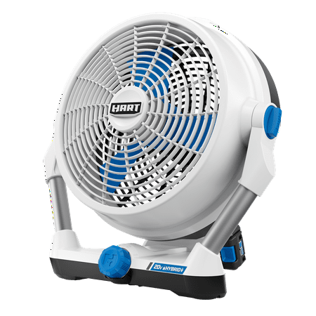 HART 20-Volt 12-inch Hybrid Fan Kit (1) 4.0 Ah Lithium-Ion Battery