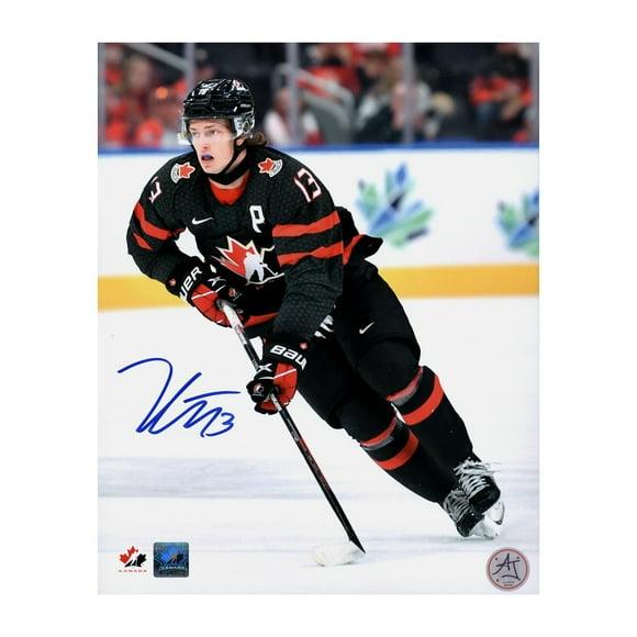 Kent Johnson Photo Autographiée Team Canada 8x10