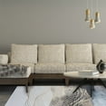 thumbnail image 2 of Modern Abstract Area Rug, Non-Shedding Living Room Bedroom Dining Home Office Crystal Velvet Carpet, 6.5' x 10', White / Gary, 2 of 8