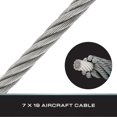 thumbnail image 3 of Cable de seguridad Tie Down de 2,7 m con revestimiento de vinilo de 14.850 libras de resistencia, 3 of 5