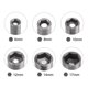 thumbnail image 3 of Juego de brocas magnéticas de destornillador de tuerca hexagonal de cambio rápido de 1/4" Uxcell 6/8/10/12/14/17mm, CR-V, 3 of 5